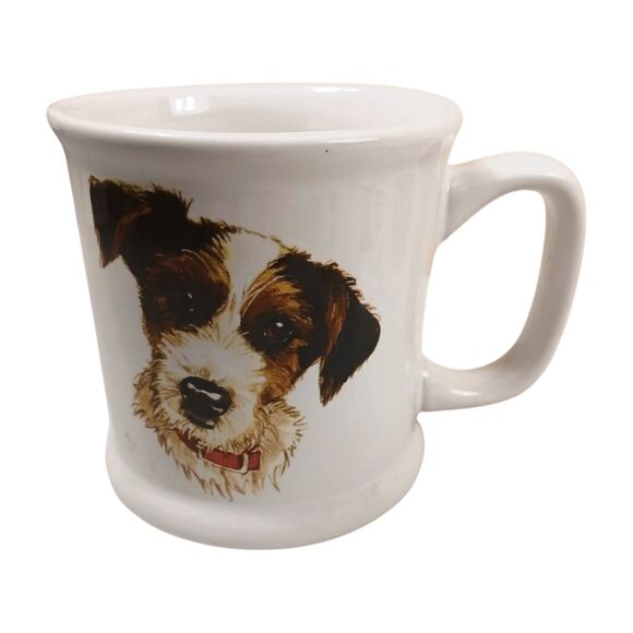 Patricia Roberts Trendtex Collection Jack Russell Terrier Coffee 16 oz Mug Cup - Picture 1 of 4